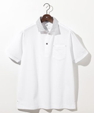 JOSEPH ABBOUD 【愛されて20年！オーガニックコットン使用】ダディ ポロシャツ ホワイト系