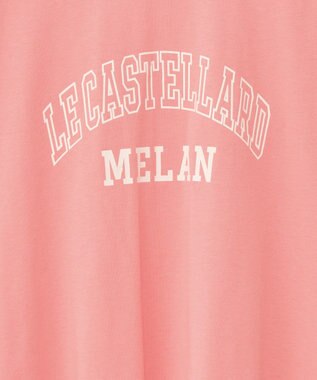 Green Parks 袖折り返しカレッジＴシャツ Pink