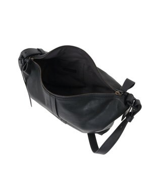 genten ライトシープ　ショルダーバッグ小 ダークグレー