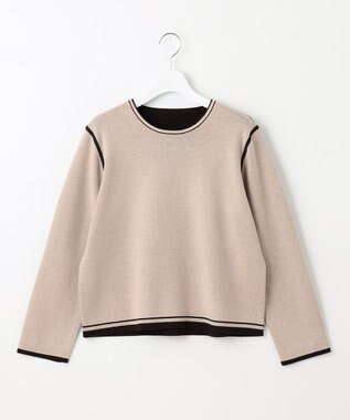 自由区 L 【ご好評につきWEBのみ新色追加/洗える/マルチウェイ】リバーシブルニット セットアップ ブラウン系