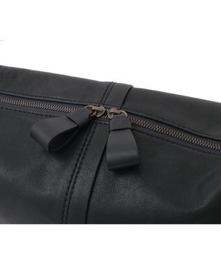 genten ライトシープ　ショルダーバッグ小 ダークグレー