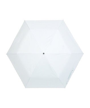 MOONBAT 【WEB限定/ 遮光率100％/遮熱/UV】POLO RALPH LAUREN（ポロ ラルフローレン）晴雨兼用日傘 ワンポイント ポロポニー ストライプ 折りたたみ傘 ペールスカイ