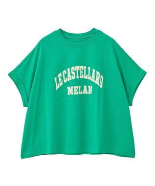 Green Parks 袖折り返しカレッジＴシャツ Green