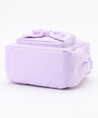 ANY KIDS 【10L容量】総柄刺繍リュック ラベンダー