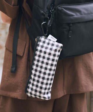 earth music&ecology 【予約】earth×Wpc.コンパクト日傘 Gingham Check