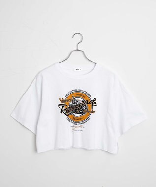 WEGO 【新色追加/手洗い可】グラフィックショートT 柄1