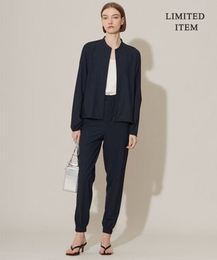 ICB L 【WEB限定・接触冷感・UVカット・洗える】アトラストリコット ジョグパンツ ネイビー系