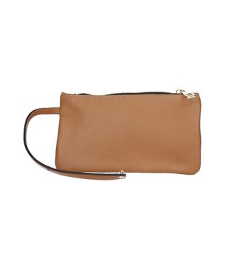 INTER-CHAUSSURES 【ANDREA CARDONE】センターシームレザーハンドバッグ オーク