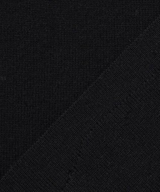 組曲 レースモチーフニットプルオーバー ブラック系