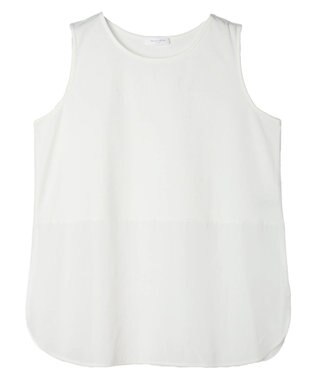 Green Parks ノースリーブドッキングホワイトインナー White