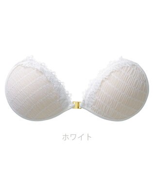 BRADELIS New York 【NuBra / ボリュームアップ】パテッドヌーブラ ピクシー デザインヌーブラ ホワイト