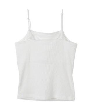 WEGO 【カップ付きインナー】なちゅ盛れカップインキャミ オフホワイト