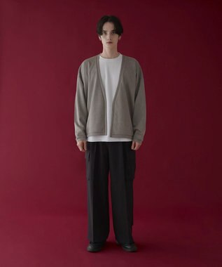 WEGO 【2点SET】フェイクスウェードアンサンブルカーディガン ベージュ