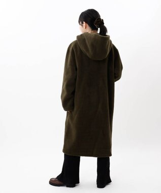AURORA 【 Beaurance （ビューランス）】エコファーコート カーキ