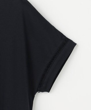 J.PRESS LADIES L コットンスムース ワンピース ネイビー系