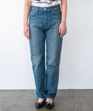 caqu boy`s cutⅡ テーパードストレートデニム USEDWASH 3years