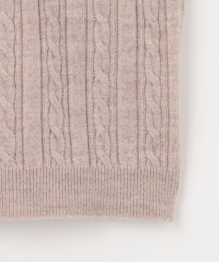 J.PRESS LADIES 【洗える】KNIT BASIC クルーネック ニット トップベージュ系
