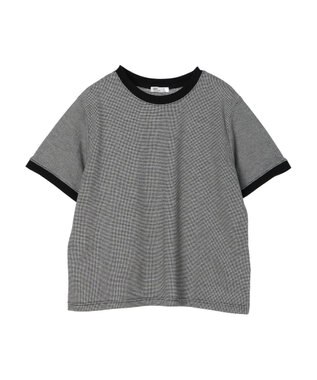 CRAFT STANDARD BOUTIQUE レトロ柄カットプルオーバー Black