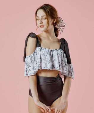 San-ai Resort（三愛水着楽園） 【SALE】【9号サイズ】ワコール定番商品カップ使用GHIカップの大きなお胸に対応【グラマラスフィット】ワイヤー水着　9D-M　【San-ai Resort（サンアイリゾート）】 ブラウン