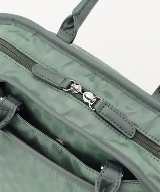 Y'SACCS Polka Dots　パイピングポケット2WAYミニトート ライトグリーン