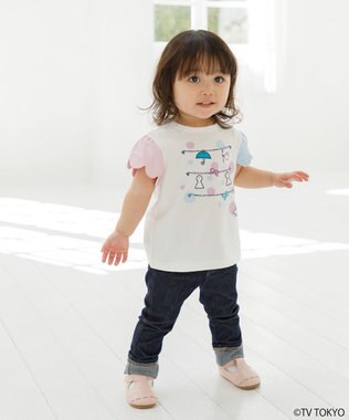 組曲 KIDS 【UVケア】【80-100㎝】シナぷしゅシャボン チュニック オフホワイト