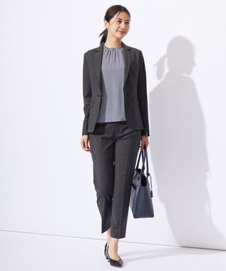 J.PRESS LADIES 【セットアップ対応】BAHARIYE PINHEAD テーラード ジャケット グレー系