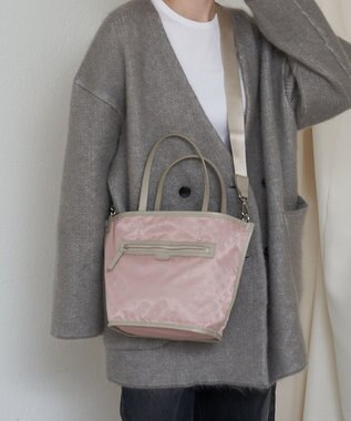 russet リバーシブル2wayトートバッグ(CE-1667) BeigePink