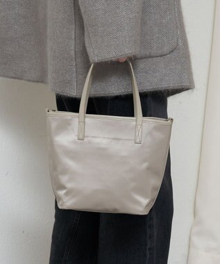 russet リバーシブル2wayトートバッグ(CE-1667) BeigePink