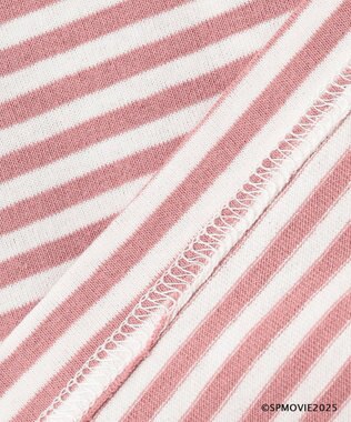 組曲 KIDS 【80-100㎝】シナぷしゅトロピカルボーダー Tシャツ ピンク