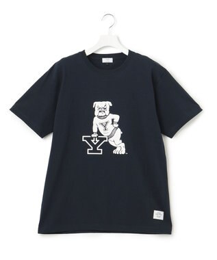 J.PRESS YORK STREET 【UNISEX】YALE × J.PRESS YORK STREET コラボTシャツ ネイビー系