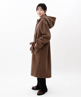 AURORA 【 Beaurance （ビューランス）】エコファーコート ライトベージュ