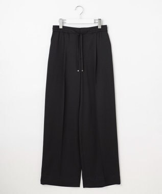 自由区 S 【カタログ掲載】ウールライクストレッチワイド パンツ ネイビー