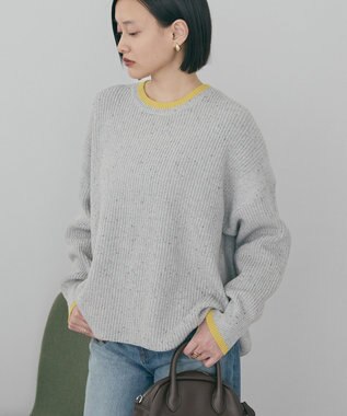 AMERICAN HOLIC 【WEB限定】配色ラインニットプルオーバー