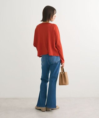 Green Parks シアークロップドプルオーバー Orange