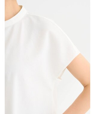 Green Parks 接触冷感　比翼ボタンチュニック Off White