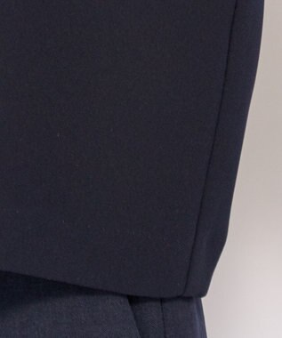 uncrave ウォッシャブルダブルクロス ブラウス ネイビー