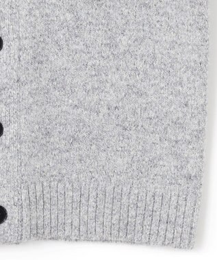 JOSEPH HOMME ツイストメランジ　ニットカーディガン ライトグレー系