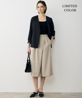 ICB 【WEB限定カラーあり・先行予約】 ブロードステッチリブ タンクトップ ブラック［WEB限定］