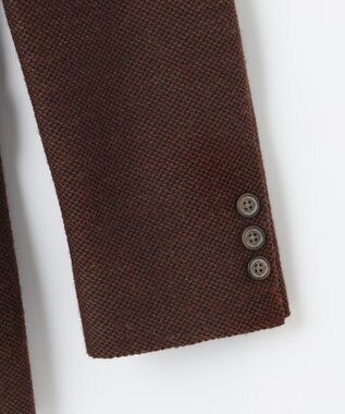 JOSEPH ABBOUD 【軽量/ストレッチ/JAPANファブリック】 ミックス カラーツィード ジャケット ブラウン系