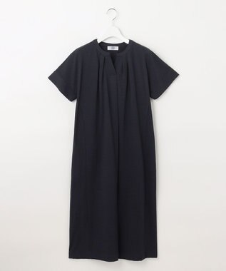 J.PRESS LADIES S 【WEB限定カラーあり・抗菌消臭・吸水速乾】サッカージャージー ワンピース ネイビー系