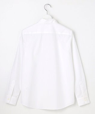 J.PRESS LADIES S 【洗える・抗菌防臭】100/2ホワイトブロード シャツカラー ブラウス ホワイト系