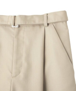 YECCA VECCA ベルト付きカーヴィーパンツ Beige