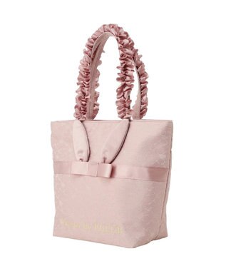 Maison de FLEUR イースターラビットフリルハンドルトートバッグ Light Pink