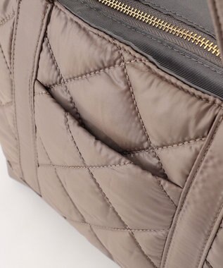 J.PRESS LADIES 【2way】ボンディングキルト バッグ ブラウン系