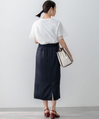 組曲 チュールロゴ Ｔシャツ アイボリー系