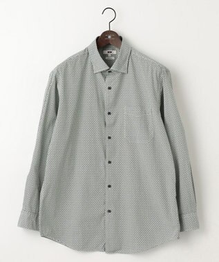 JOSEPH ABBOUD 【キングサイズ・オーガニックコットン使用】コットンプリント シャツ