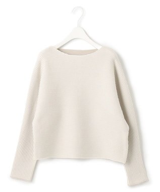 ICB L 【洗える】 ソフトカシミヤミックス ドルマンスリーブニット トープ系