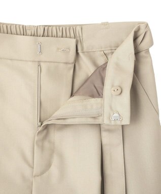 YECCA VECCA ベルト付きカーヴィーパンツ Beige