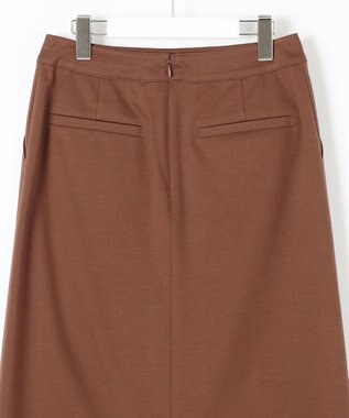 J.PRESS LADIES 【洗える】ライトカルゼハイゲージ スカート ブラウン系