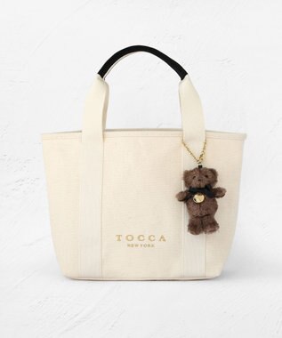 TOCCA 【ぬいぐるみチャーム付き】TOCCA AMICO CANVAS TOTE キャンバストート